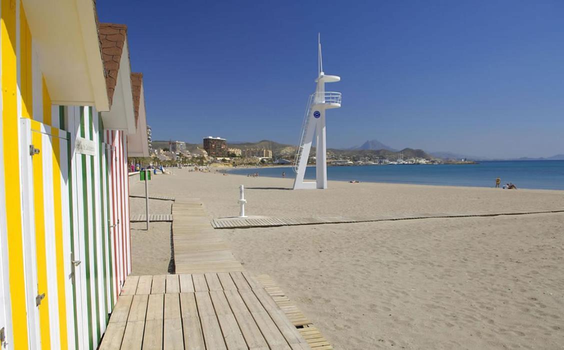 1ª linea del mar 2 habitaciones 2 baños, parking subterraneo incluido, mascotas El Campello Exterior foto